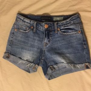 Aeropostale Distressed Denim Shorts